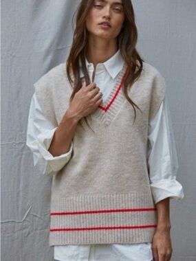 Free People All Star Stripe Poncho